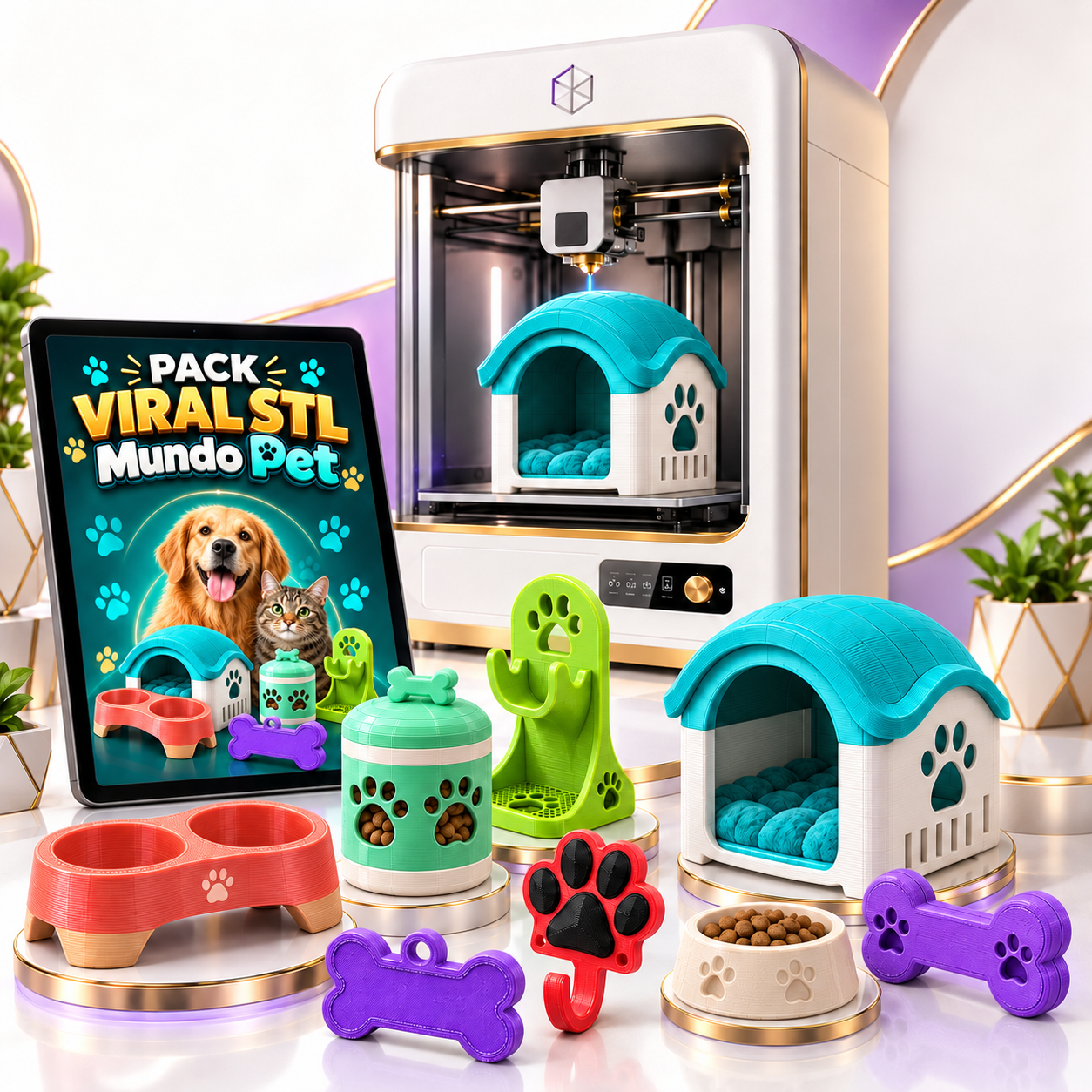 Tendência STL Mundo PET para Impressão 3D