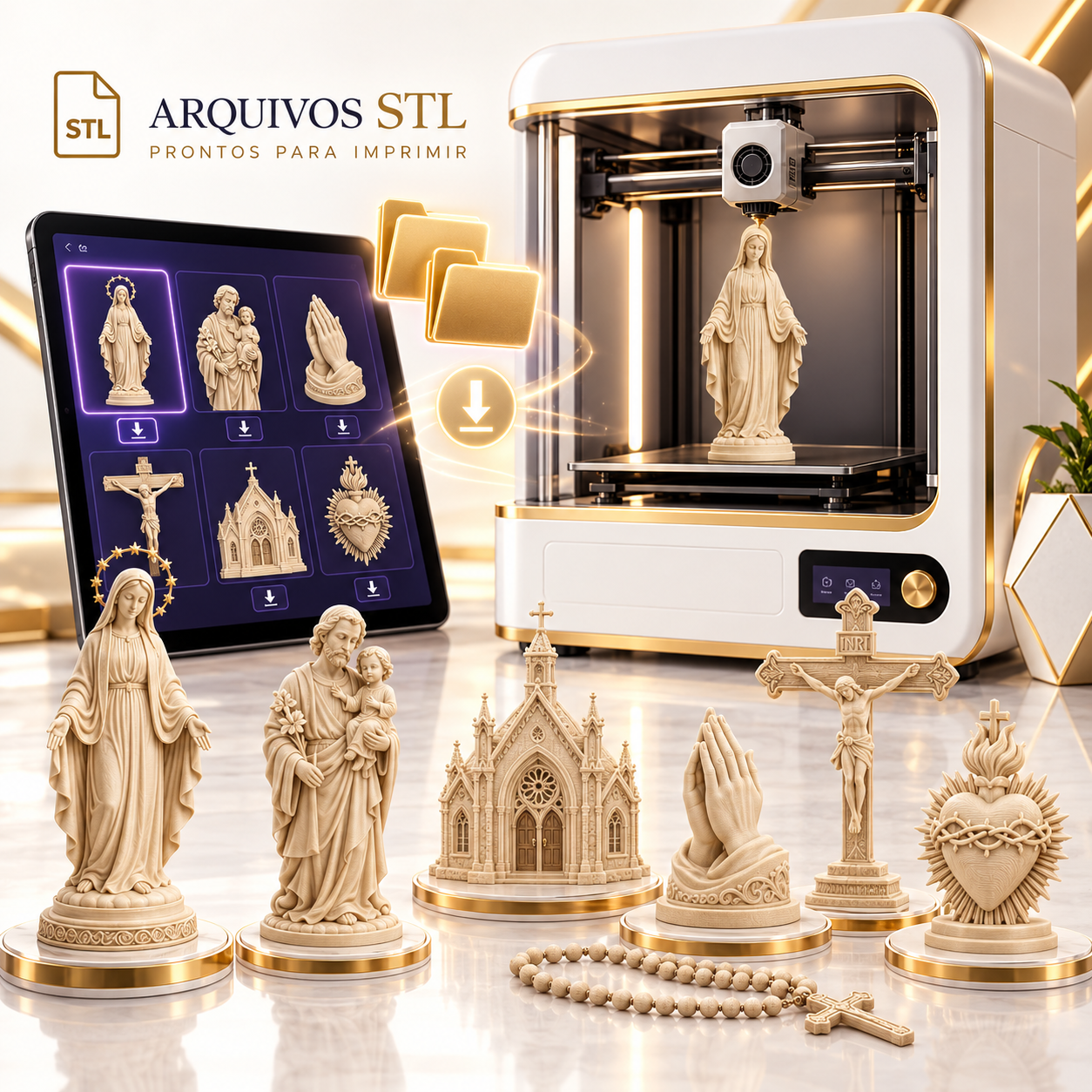 Modelos de Impressão 3D Católicos
